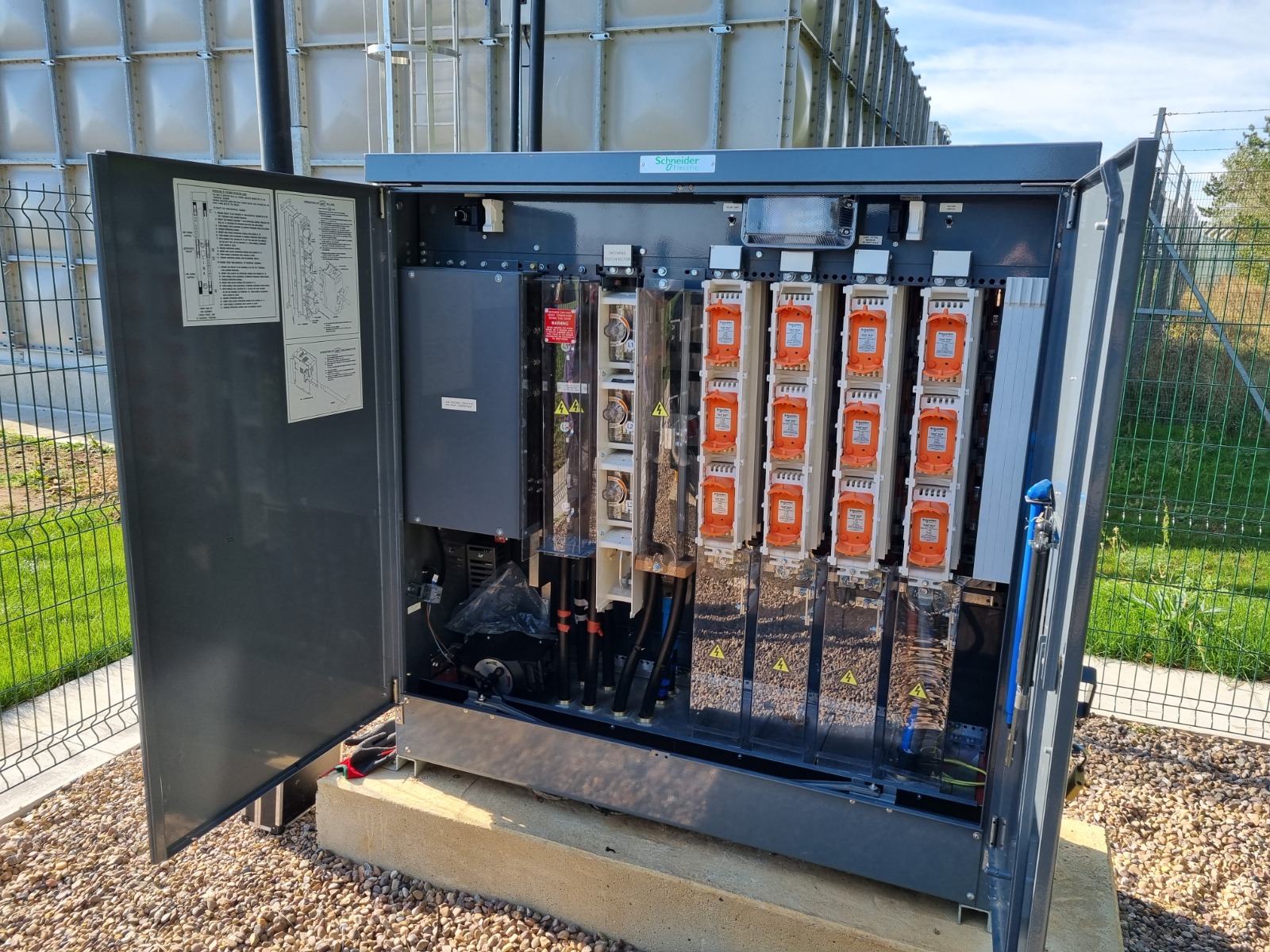 Bulk fuel facility electrical installation with ATEX equipment