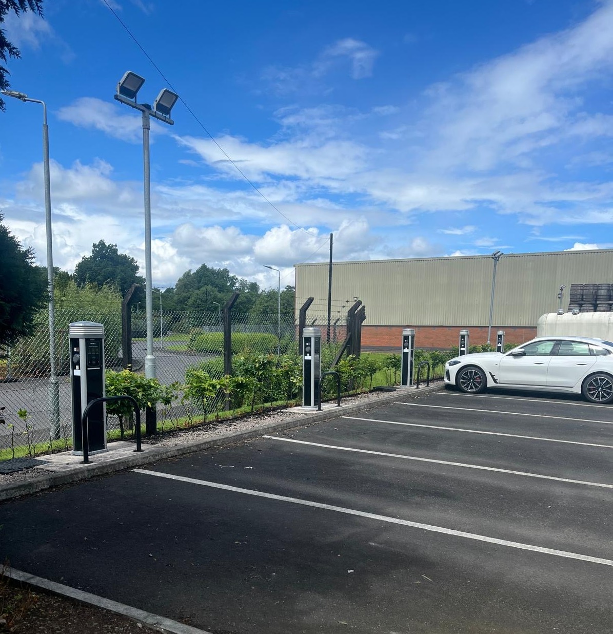 EV charging infrastructure installation in Alexandria Scotland
